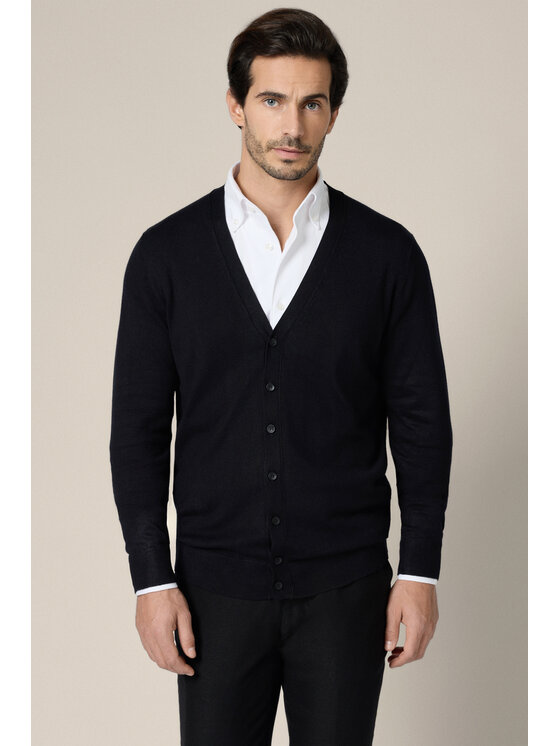 Lancerto Lancerto Kardigan Elva SW073225000042 Czarny Regular Fit