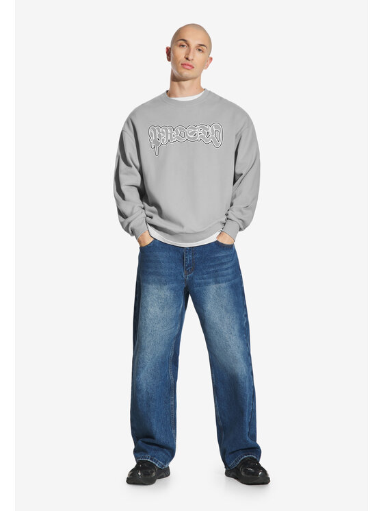 PROSTO. PROSTO. Bluza Graffiti Szary Oversize