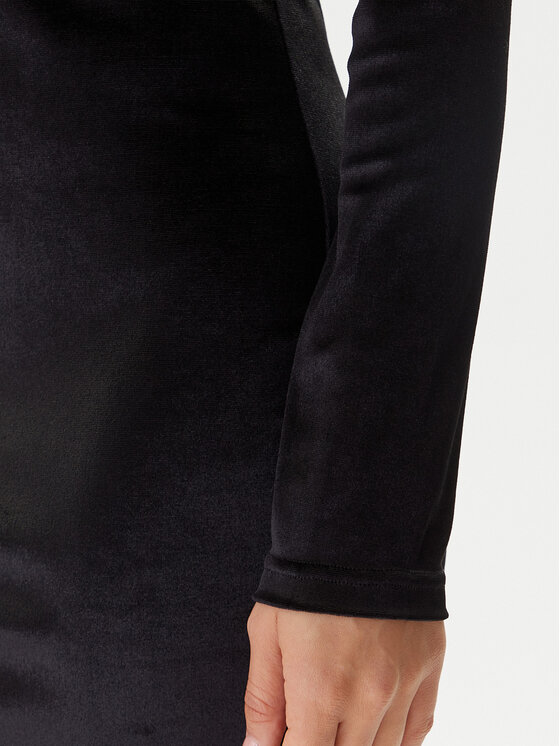 Guess Guess Koktel haljina W5BK38 KCN22 Crna Slim Fit