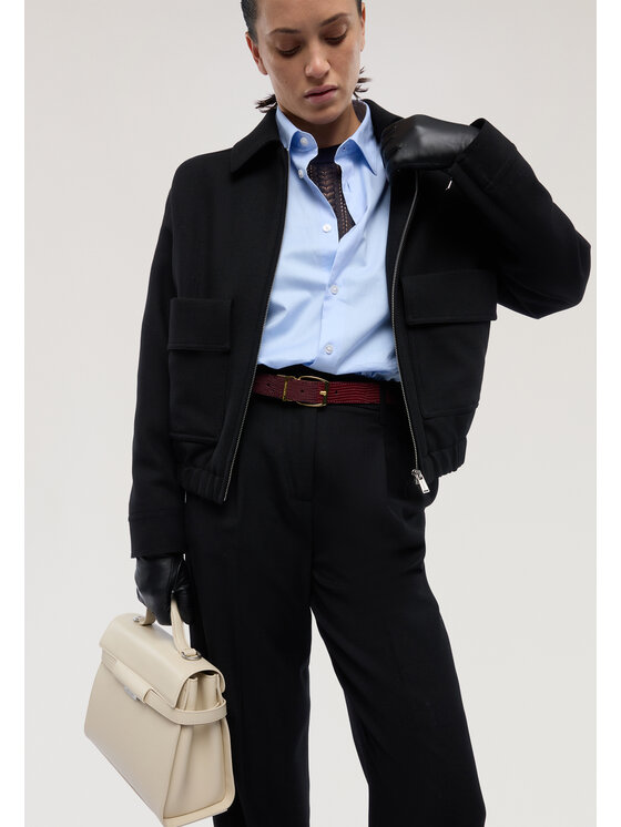 Trussardi Trussardi Cappotto invernale R120A000739N033 Nero Regular Fit