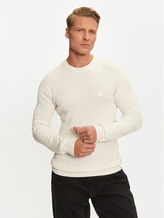 Calvin Klein Jeans Calvin Klein Jeans Džemper J30J324598 Écru Regular Fit