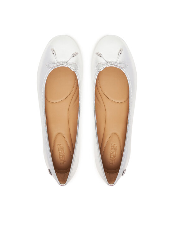 LAUREN RALPH LAUREN LAUREN RALPH LAUREN Baleríny Jayna 802978836001 Stříbrná