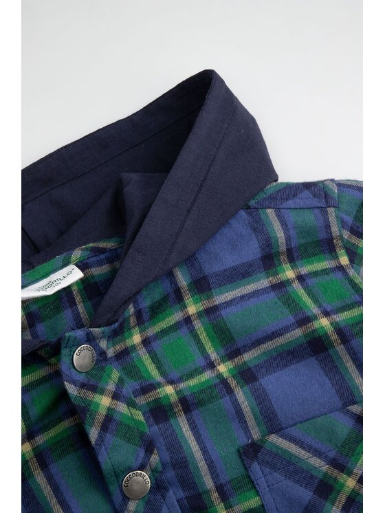 Coccodrillo Coccodrillo Košeľa ZC6136401ABJ-011 Zelená Regular Fit