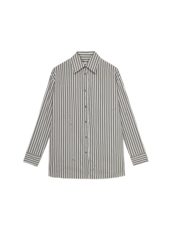 Trussardi Trussardi Camicia 51426100026N002 Bianco Over Fit