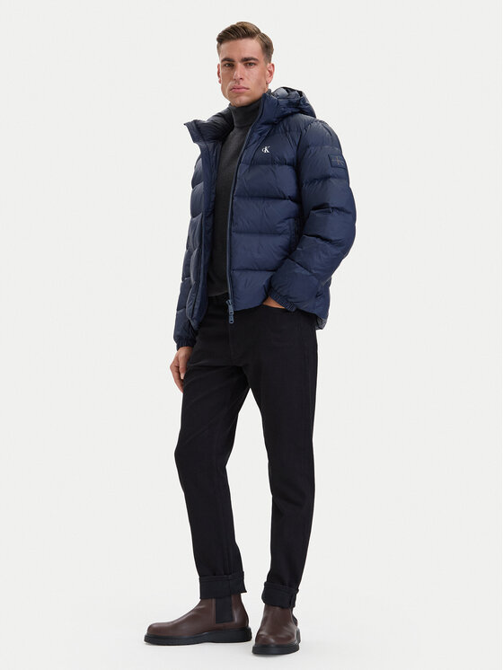 Calvin Klein Jeans Calvin Klein Jeans Kurtka puchowa LV04RG515G Granatowy Regular Fit
