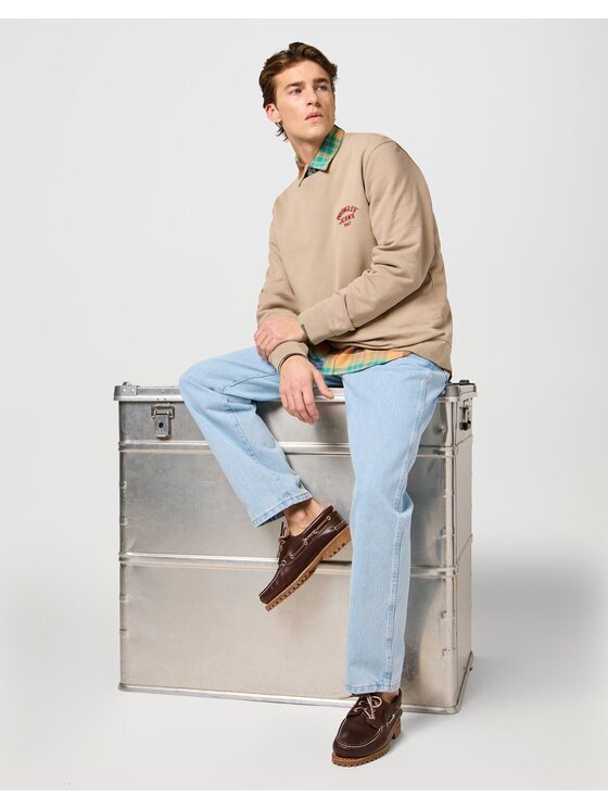 Wrangler Wrangler Felpa 112364092 Beige Regular Fit