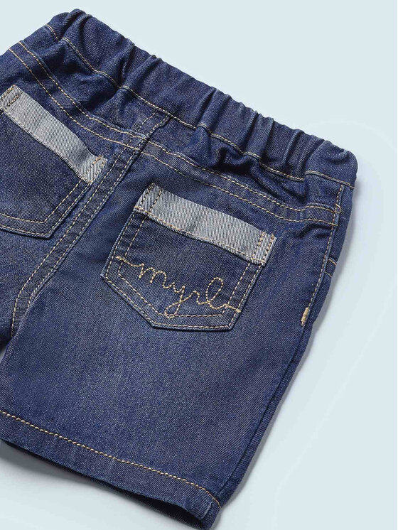 Mayoral Mayoral Komplet majica in jeans kratke hlače 1268 Pisana Regular Fit