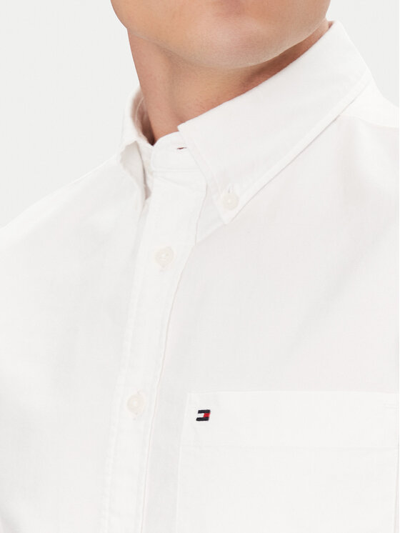 Tommy Hilfiger Tommy Hilfiger Košile Heritage MW0MW36272 Bílá Regular Fit