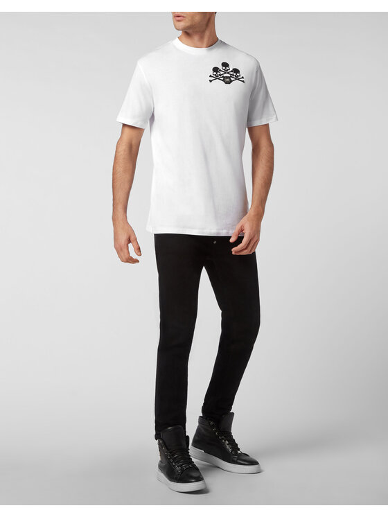 PHILIPP PLEIN PHILIPP PLEIN T-shirt 209 Bianco Regular Fit