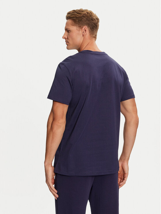4F 4F Tričko 4FWMM00TTSHM1843 Tmavomodrá Regular Fit
