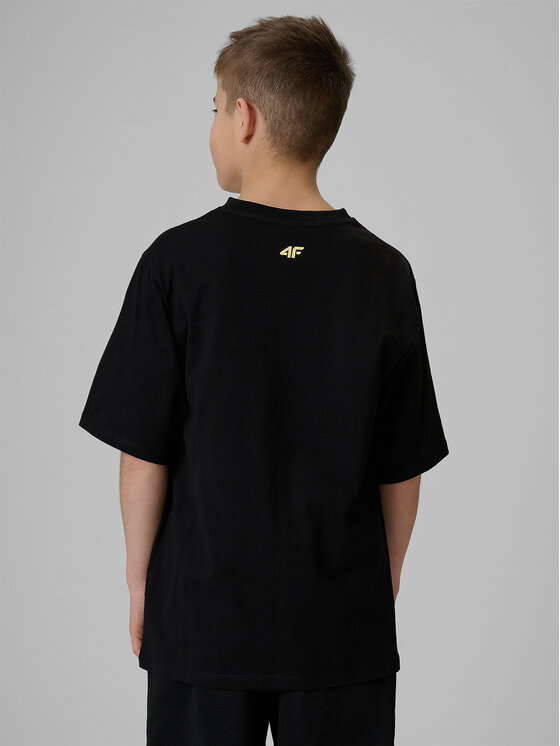 4F 4F T-Shirt WAVE RIDERS CLUB Czarny Loose Fit