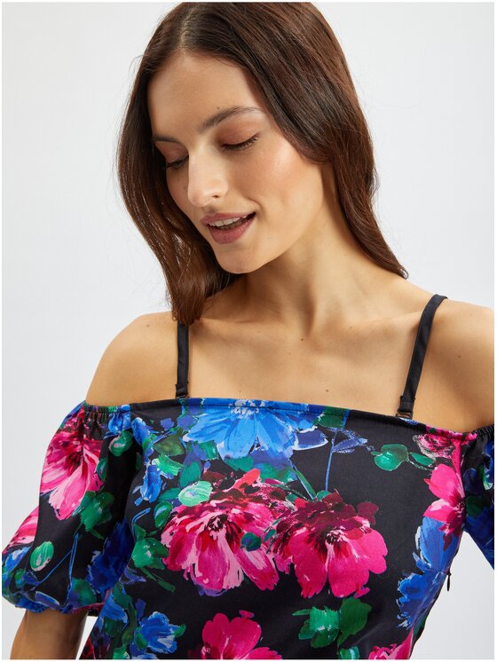 Orsay Orsay Sukienka 422177-660000__40 Czarny Regular Fit