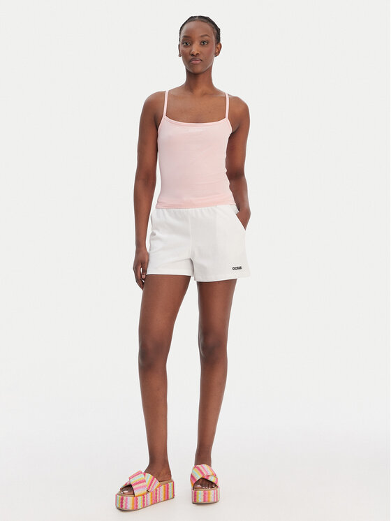 Guess Guess Marškinėliai E6GP02 J1314 Rožinė Regular Fit