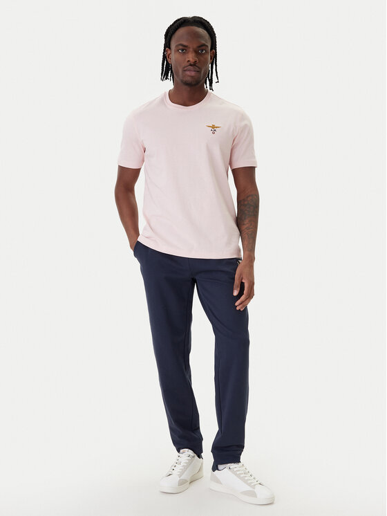 Aeronautica Militare Aeronautica Militare T-särk 261TS1580UJ00372 Roosa Regular Fit