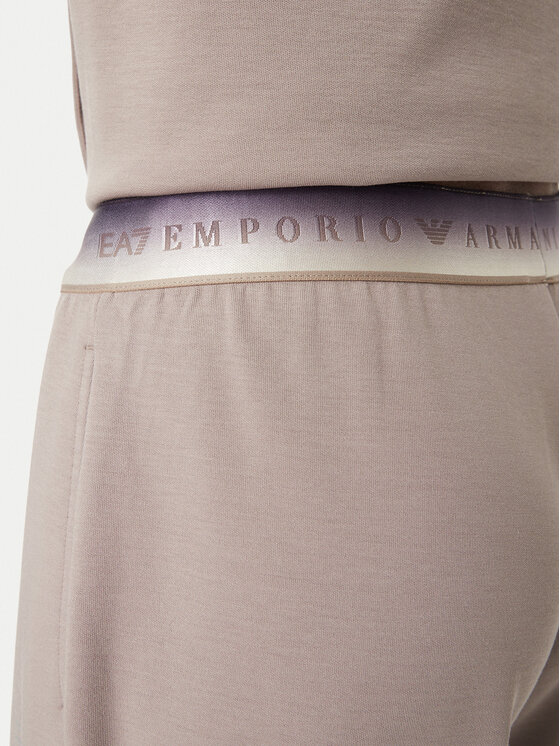 EA7 Emporio Armani EA7 Emporio Armani Jogginghose 7W001517 AF12501 U6100 Dunkelbeige Wide Leg