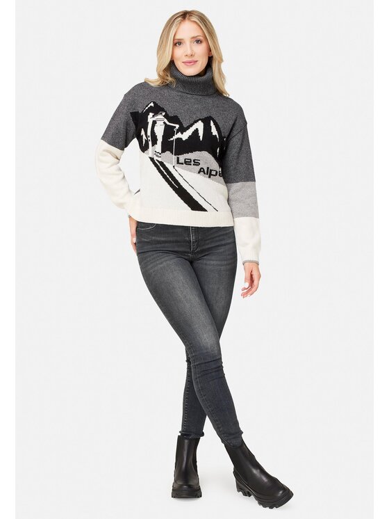 KRIMSON KLOVER KRIMSON KLOVER Golf Les Alpes Szary Regular Fit