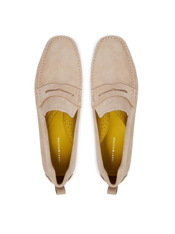 Tommy Hilfiger Tommy Hilfiger Mokasyny Core Hilfiegr Suede Driver FM0FM05789 Beżowy