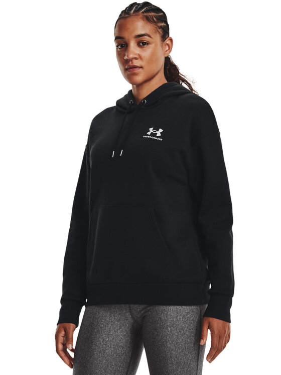 Under Armour Mikina Essential 1373033 Čierna Relaxed Fit