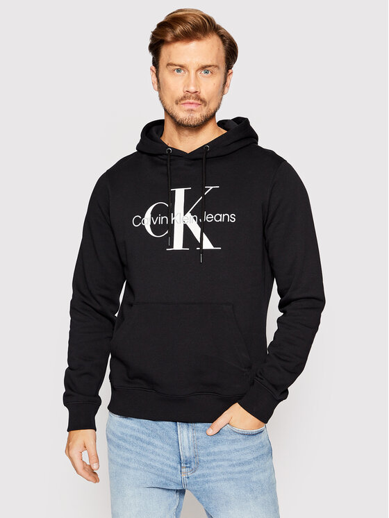 Calvin Klein Jeans Calvin Klein Jeans Mikina J30J320934 Černá Regular Fit