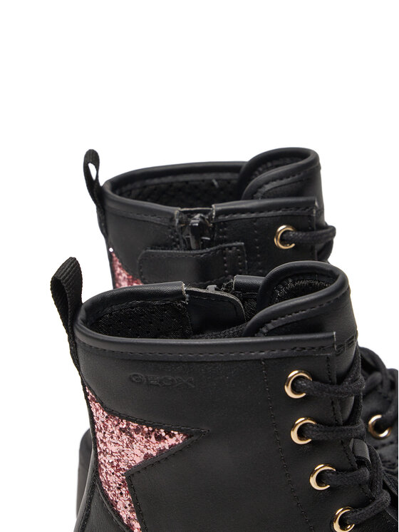 Geox Geox Cizme Jr Casey J9420G 0BCEW C9B8W M Negru