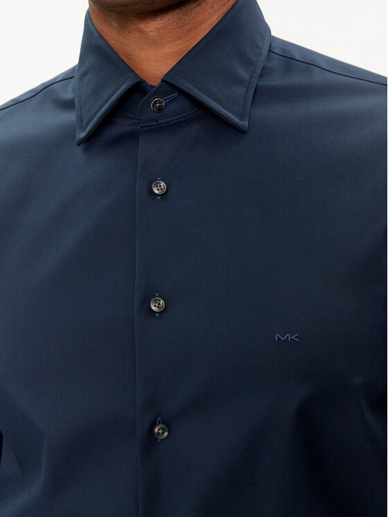Michael Kors Michael Kors Koszula MD0DS01032 Granatowy Slim Fit