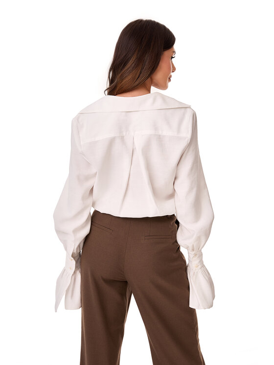 MANDRAGORA MANDRAGORA Koszula Carmen Biały Basic Fit
