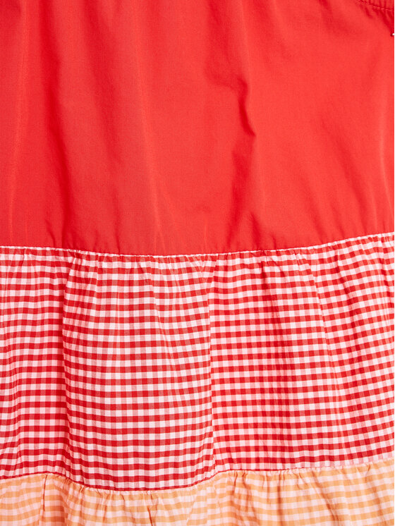 United Colors Of Benetton United Colors Of Benetton Sukienka codzienna 4EW7GV00U Czerwony Regular Fit
