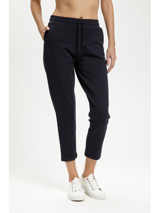 Cross Jeans Cross Jeans Spodnie dresowe 80121-001 Granatowy Regular Fit
