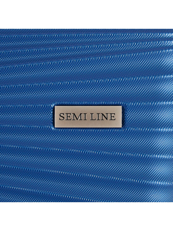 Semi Line Semi Line Mittlerer Koffer T5744-2 Dunkelblau