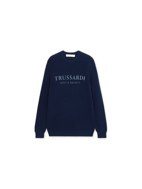 Trussardi Trussardi Sweter M0478000052N034 Niebieski jasny Regular Fit