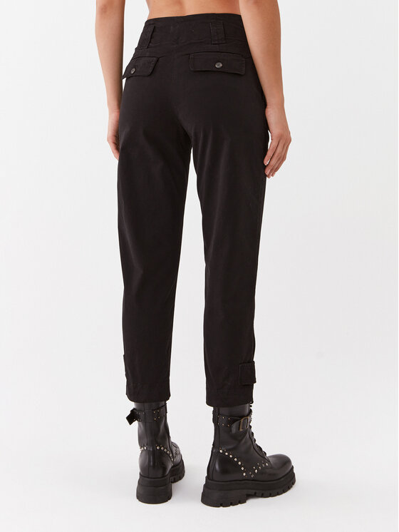 PINKO Pinko Παντελόνι υφασμάτινο Globo 102042 A15L Μαύρο Regular Fit