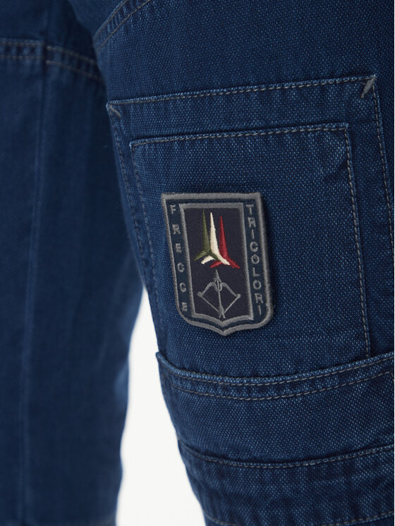 Aeronautica Militare Aeronautica Militare Traperice 251PA1655CT3507 Tamnoplava Regular Fit