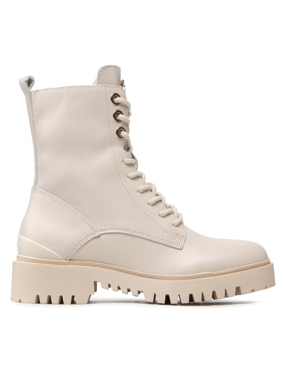 Guess Guess Туристически oбувки Olone FL7OLO LEA10 Бежов