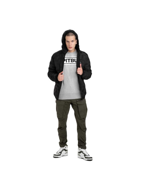 PITBULL PITBULL Kurtka przejściowa Kurtka Czarny Regular Fit