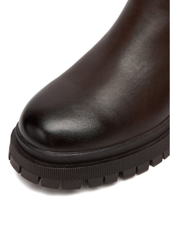 Nine West Nine West Členková obuv s elastickým prvkom CEO-BASIMA-01 Hnedá