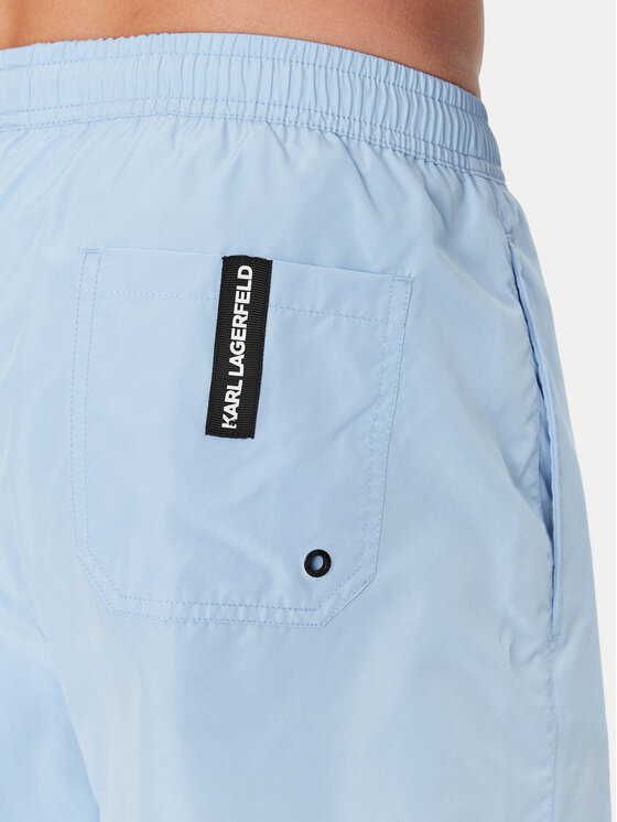 KARL LAGERFELD KARL LAGERFELD Pantaloni scurți pentru înot A1M46013 Albastru Regular Fit
