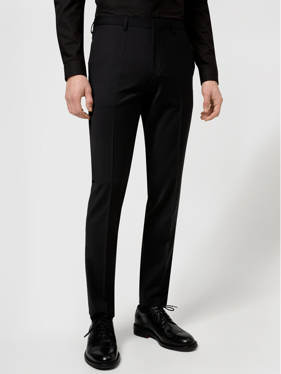 HUGO Hugo Oblek Arti/Hesten204X 50440762 Čierna Extra Slim Fit