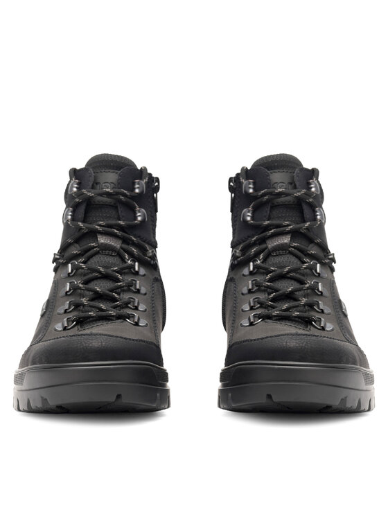 Rieker Rieker Schnürstiefeletten F5410-00 Schwarz