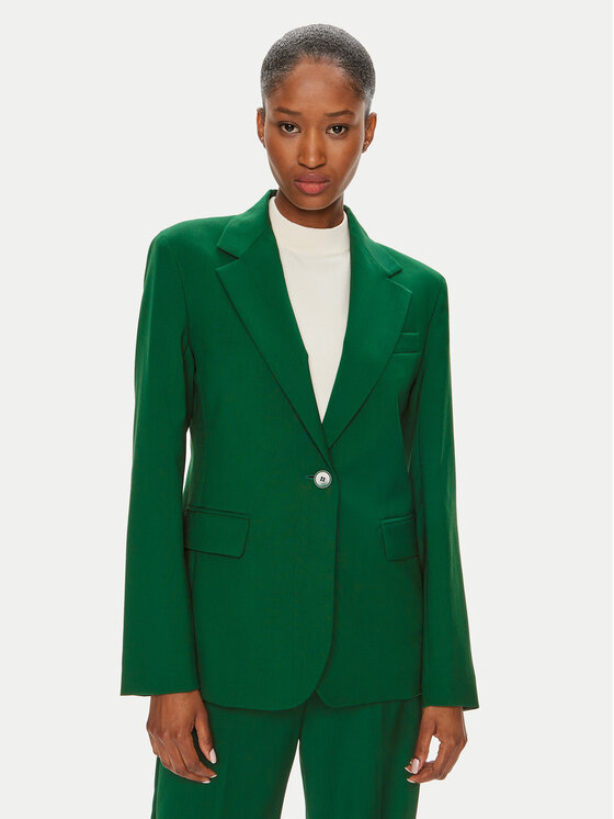 Weekend Max Mara Weekend Max Mara Sakoi Lamine 2425046051 Zelena Regular Fit