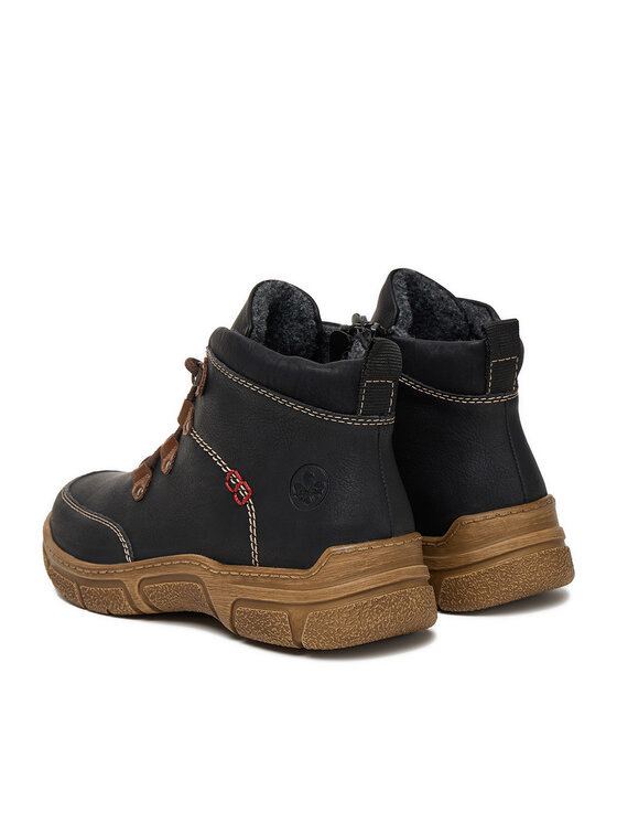 Rieker Rieker Schnürschuhe CEO-72313-00 Schwarz
