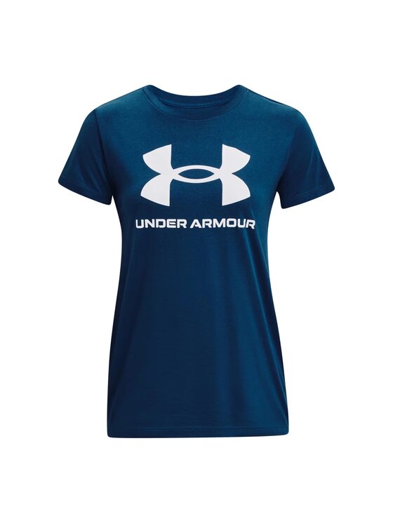 Under Armour Under Armour Tričko SPORTSTYLE LOGO SS Modrá Regular Fit