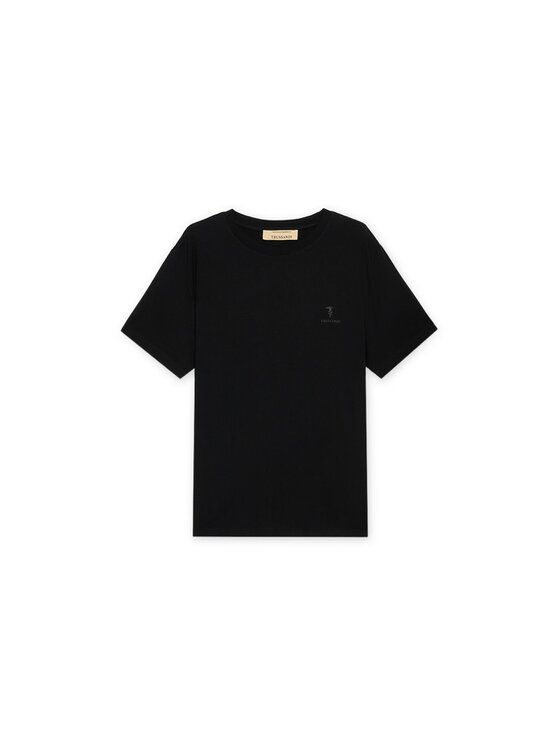 Trussardi Trussardi T-Shirt G0548000118N033 Czarny Regular Fit
