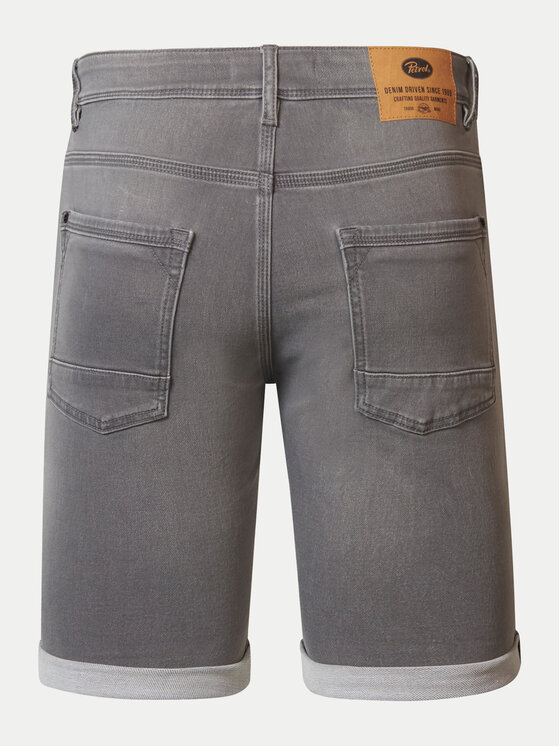 Petrol Industries Petrol Industries Szorty jeansowe M-1040-SHO001 Szary Slim Fit