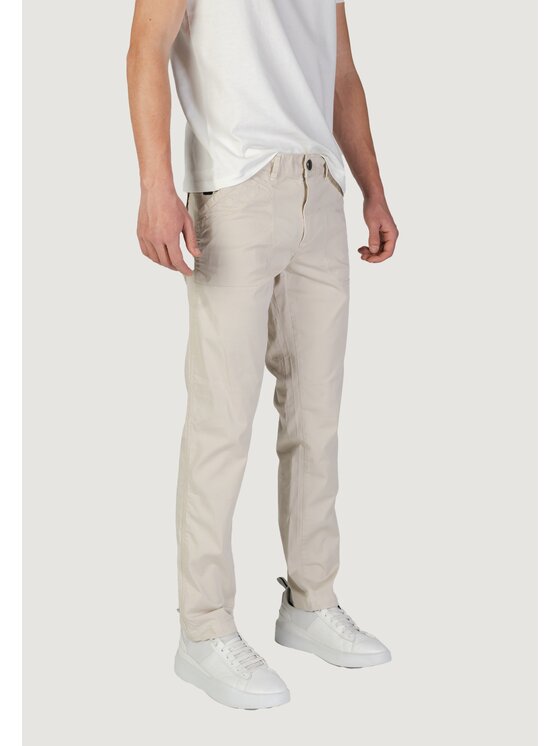 RefrigiWear RefrigiWear Chinosy GA9103P25601 Beżowy Regular Fit
