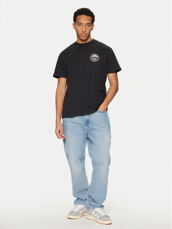 Quiksilver Quiksilver Majica Landscapes EQYZT07917 Črna Regular Fit