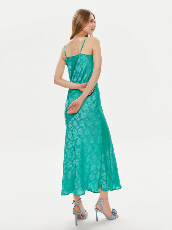 YAS YAS Koktel haljina Dinella 26031859 Zelena Regular Fit