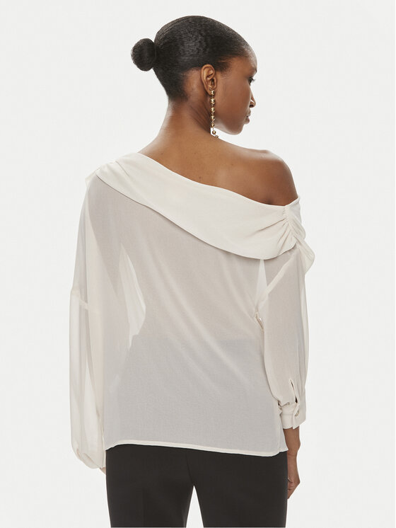Kontatto Kontatto Bluse B446F Écru Regular Fit