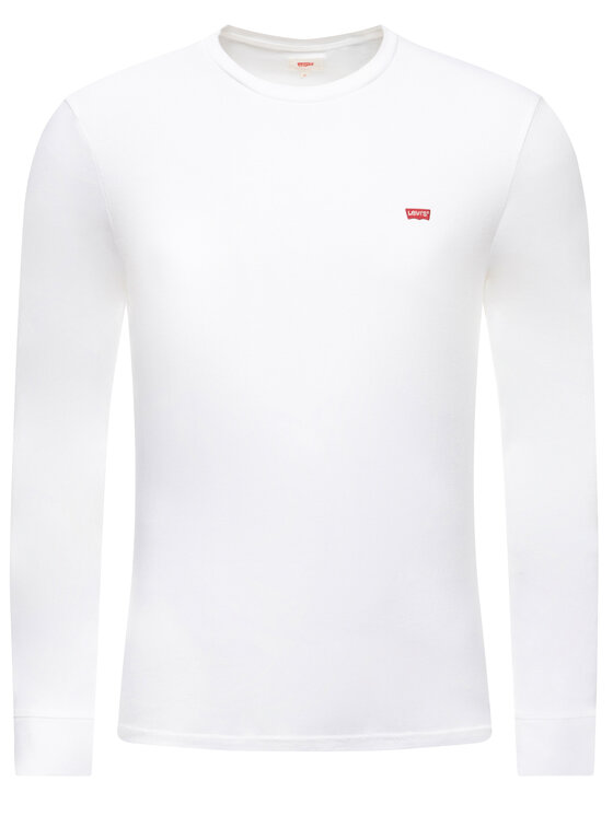 Levi's® Levi's® Majica dugih rukava Original Logo Tee 72848-0000 Bijela Regular Fit