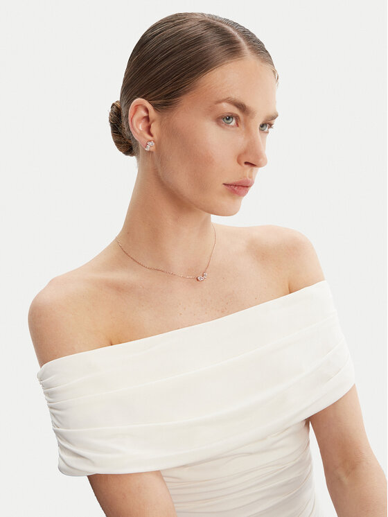 Swarovski Swarovski Komplektas: vėrinys ir auskarai Mesmera 5734246 Sidabrinė