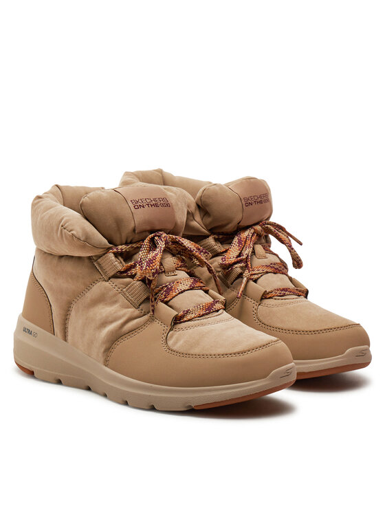 Skechers Skechers Μποτάκια Glacial Ultra - Trend Up 144194 Μπεζ